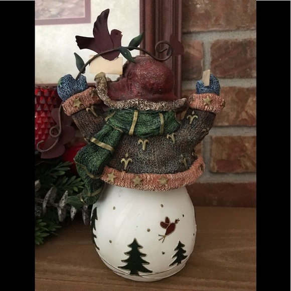 ❤️Rare Home Interiors Winter Snow Snowman‼️FINAL SALE - Picture 5 of 9